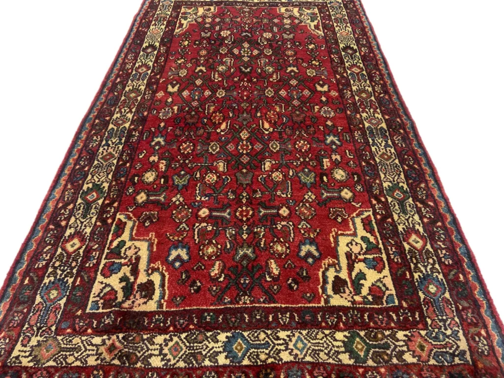 Perserteppich Hamadan 203 x 110 cm Wolle handgeknüpft