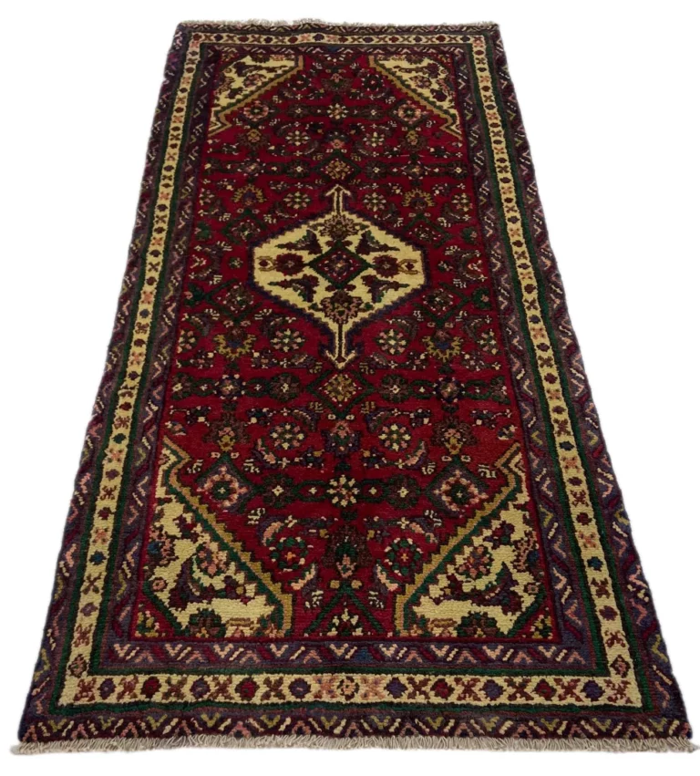 Perserteppich Hamadan 208 x 97 cm Wolle handgeknüpft