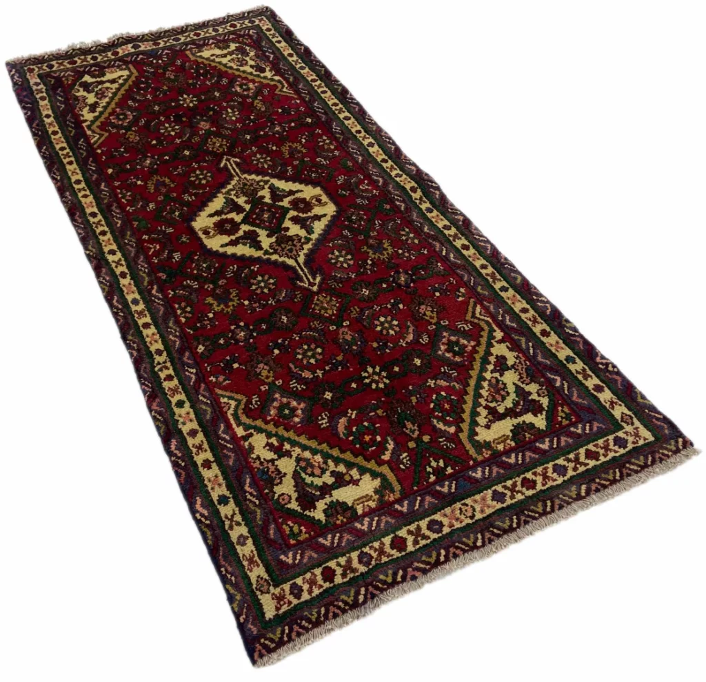 Perserteppich Hamadan 208 x 97 cm Wolle handgeknüpft