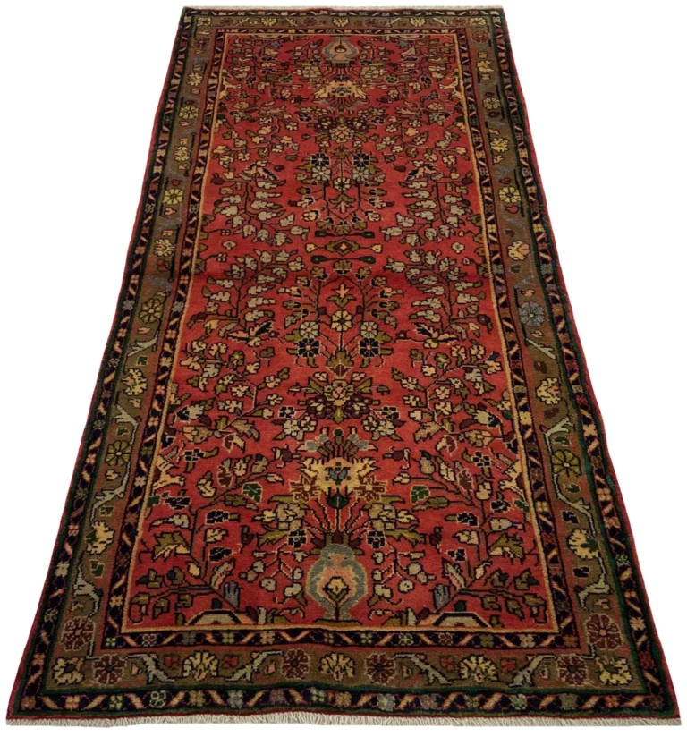 Perserteppich Hamadan 212 x 99 cm Wolle handgeknüpft