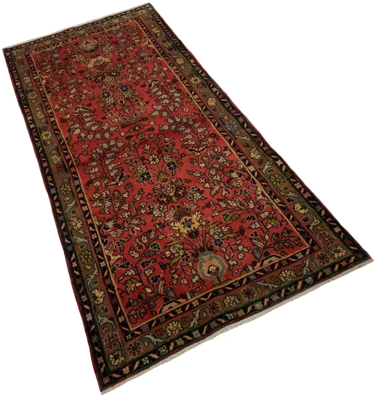 Perserteppich Hamadan 212 x 99 cm Wolle handgeknüpft