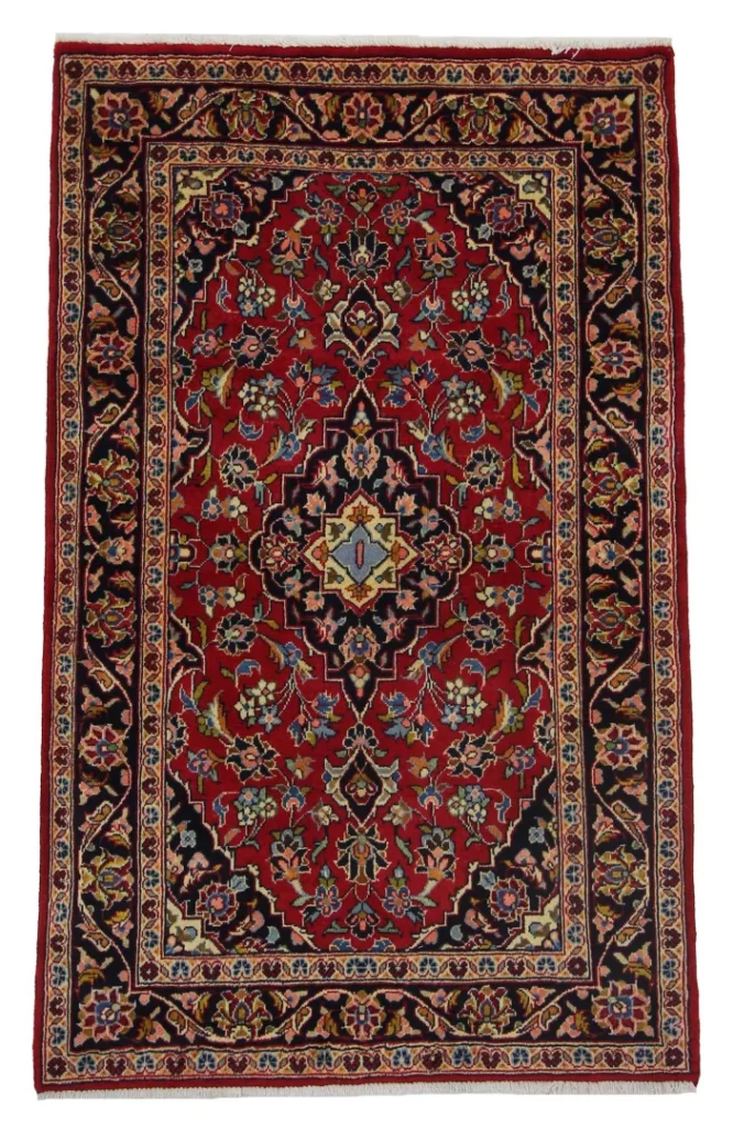 Perserteppich Keshan 158 x 98 cm Wolle handgeknüpft