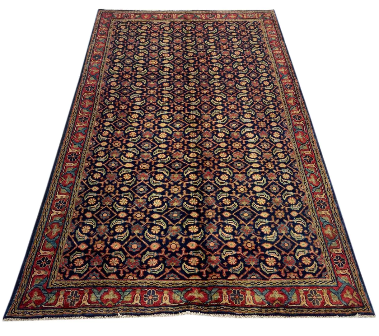 Perserteppich Hamadan 220 x 135 cm Wolle handgeknüpft
