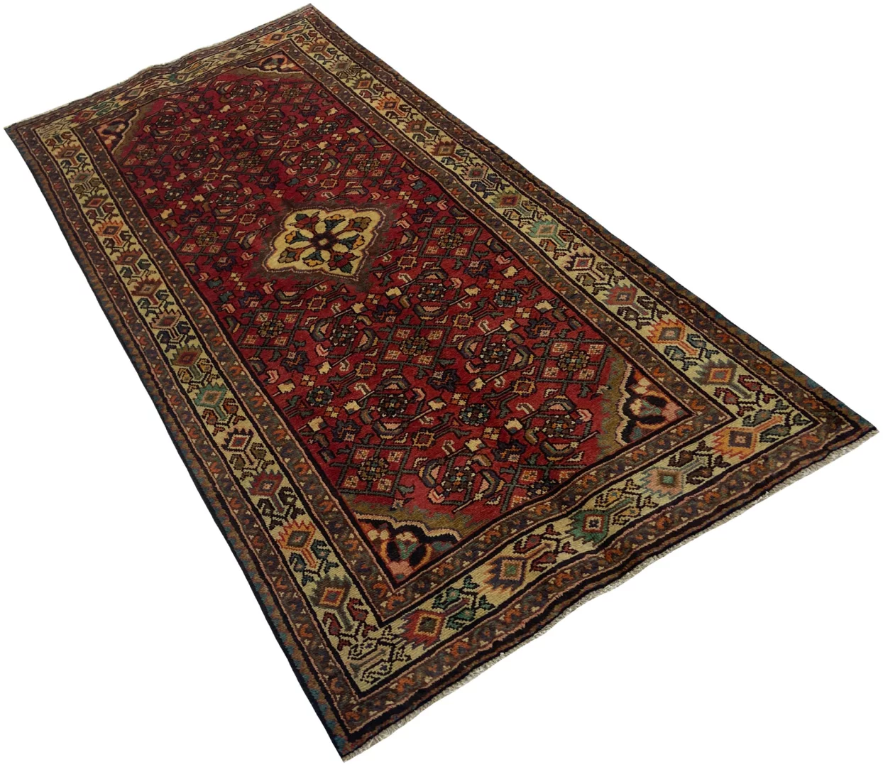 Perserteppich Hamadan 233 x 113 cm Wolle handgeknüpft