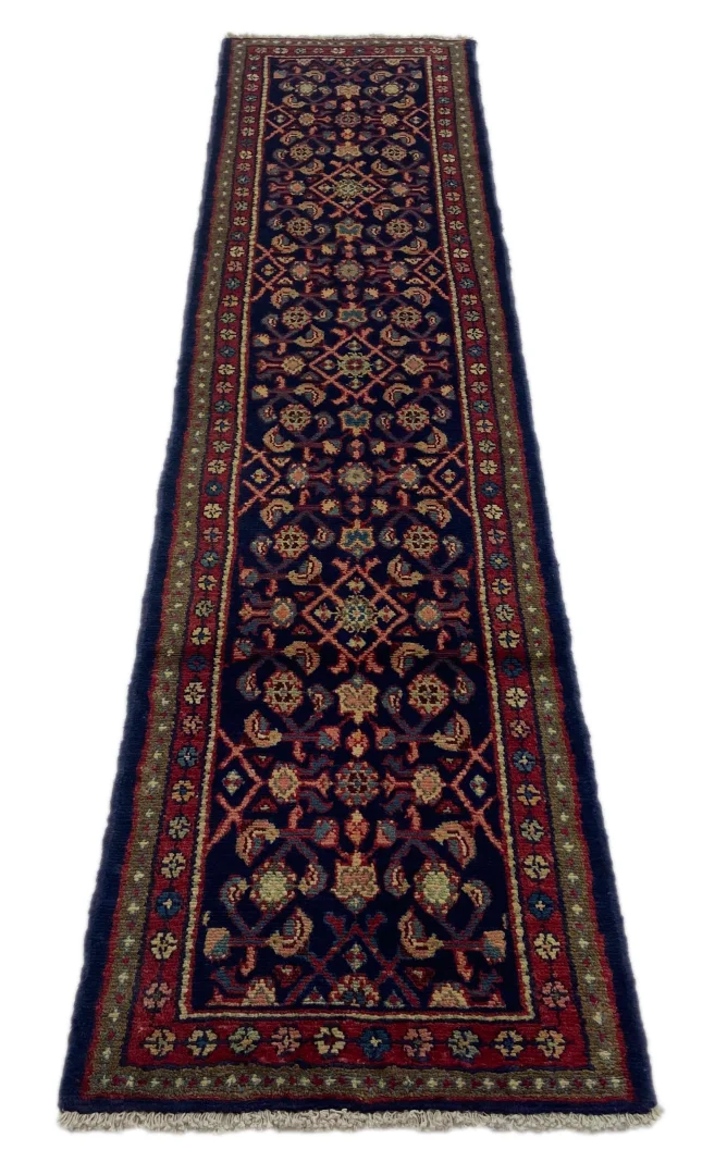 Perserteppich Hamadan 266 x 62 cm Wolle handgeknüpft