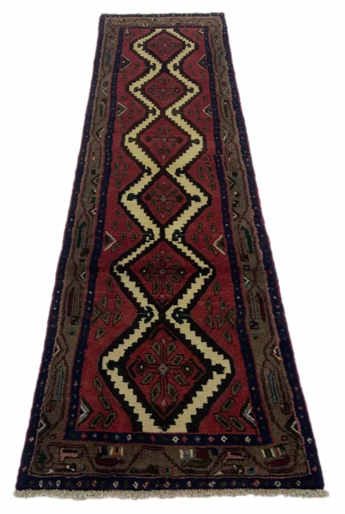 Perserteppich Hamadan 273 x 74 cm Wolle handgeknüpft