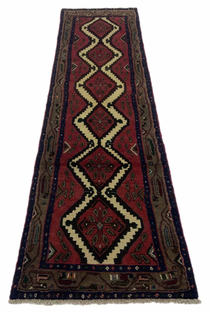 Perserteppich Hamadan 273 x 74 cm Wolle handgeknüpft
