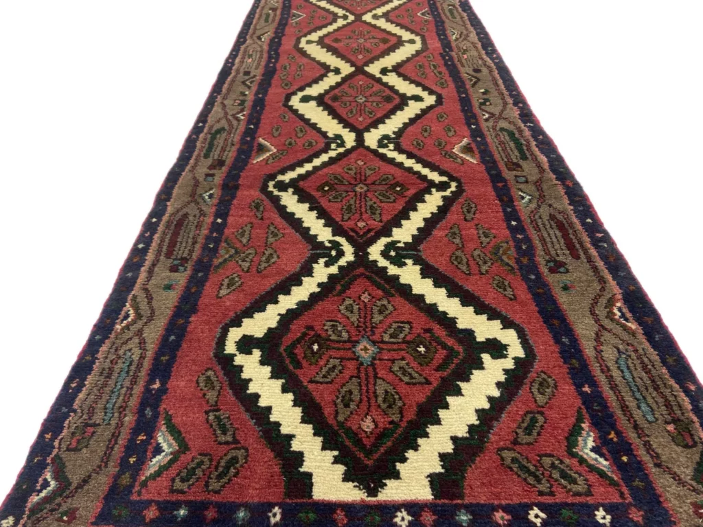 Perserteppich Hamadan 273 x 74 cm Wolle handgeknüpft