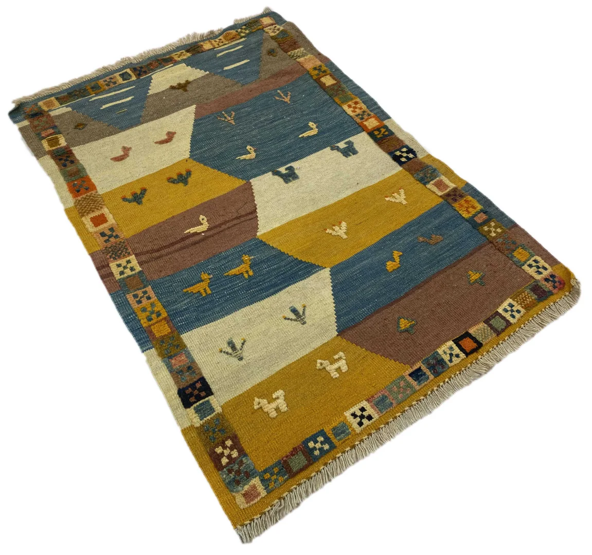Orientteppich Fars 148 x 105 cm Wolle handgewebt
