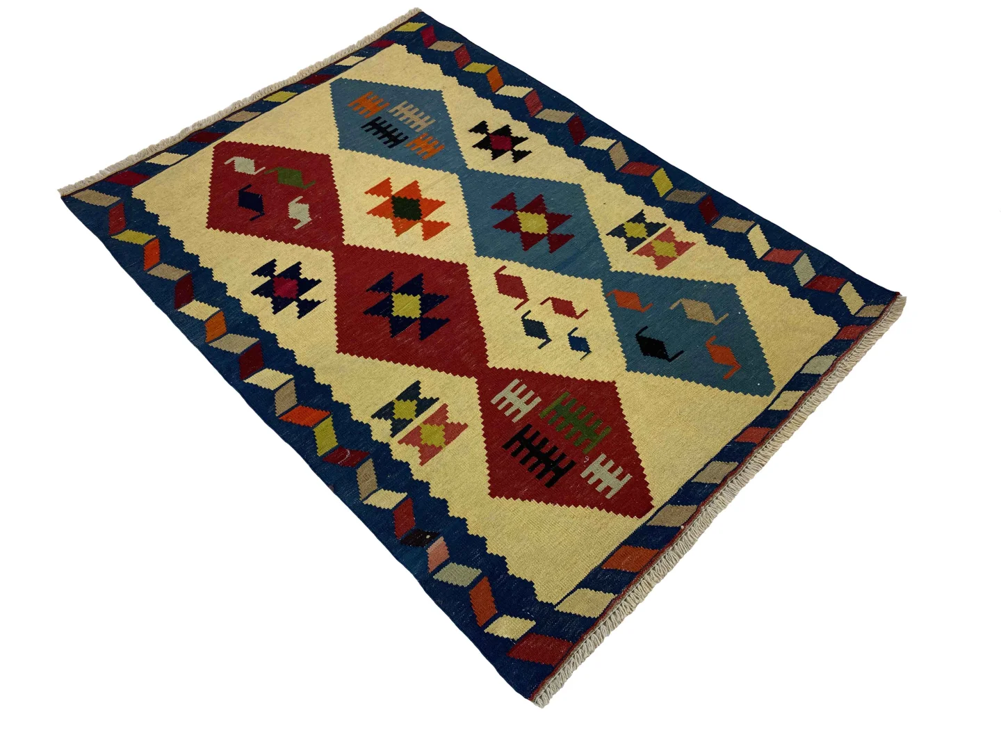 Orientteppich Fars 150 x 105 cm Wolle handgewebt