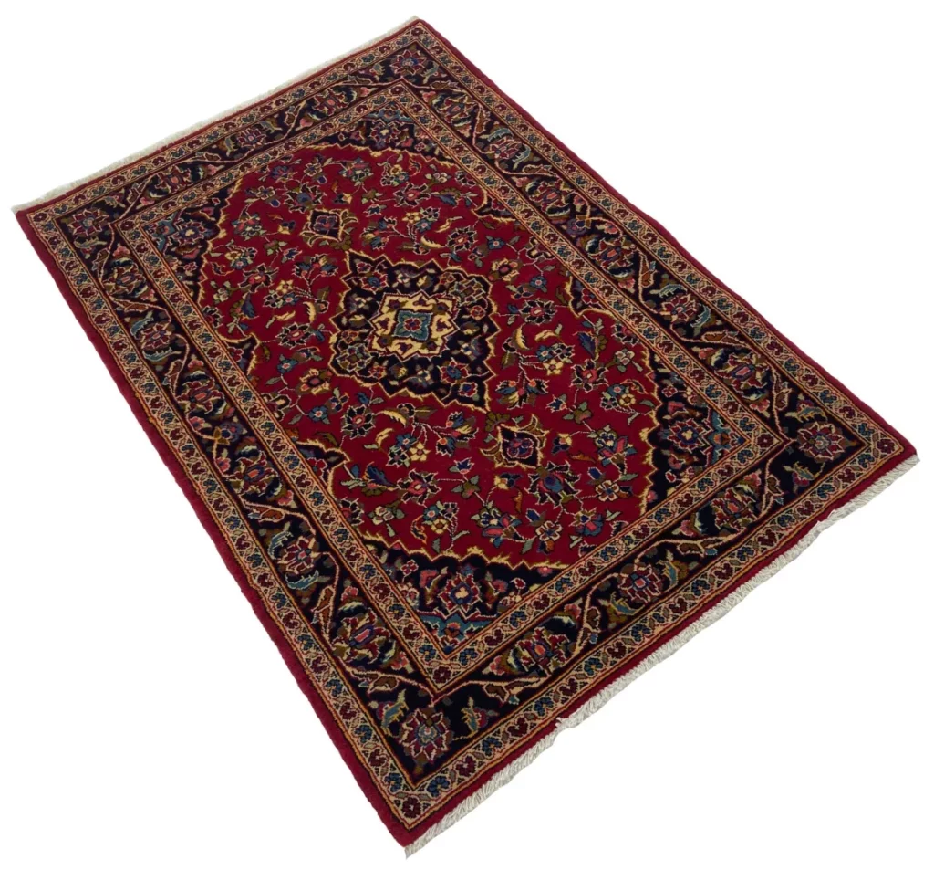 Perserteppich Keshan 152 x 103 cm Wolle handgeknüpft
