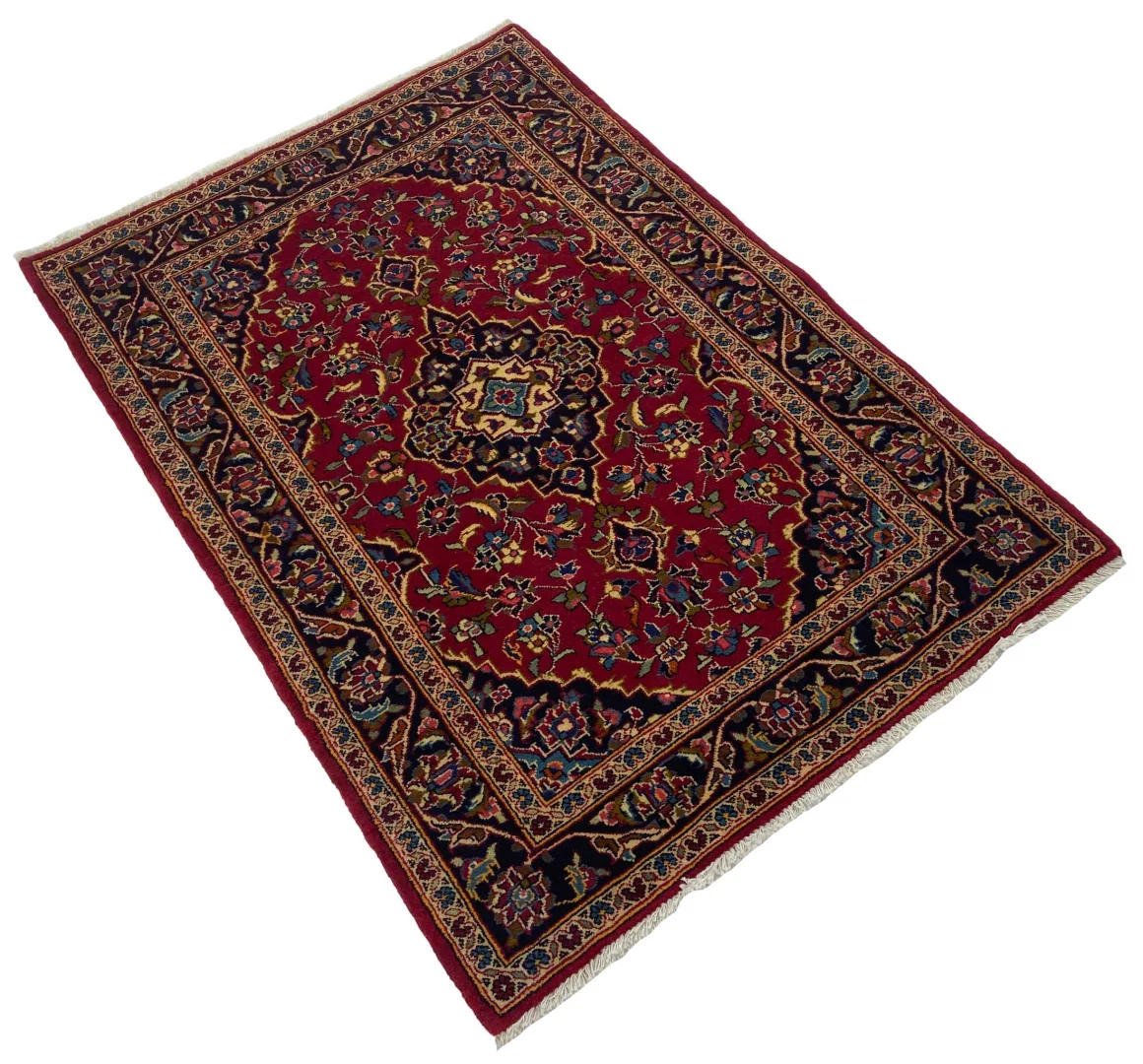 Perserteppich Keshan 152 x 103 cm Wolle handgeknüpft