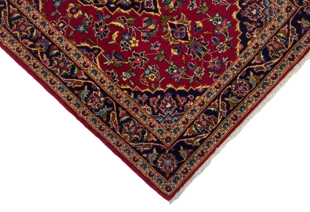Perserteppich Keshan 152 x 103 cm Wolle handgeknüpft