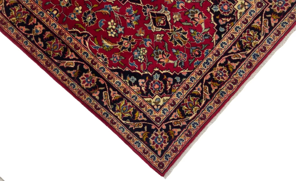 Perserteppich Keshan 158 x 98 cm Wolle handgeknüpft