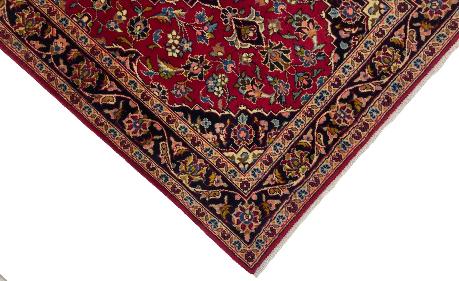 Perserteppich Keshan 158 x 98 cm Wolle handgeknüpft