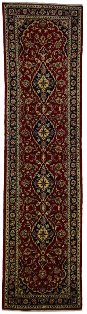Perserteppich Keshan 295 x 76 cm Wolle handgeknüpft