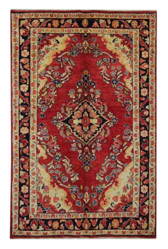 Perserteppich Mahal 208 x 135 cm Wolle handgeknüpft
