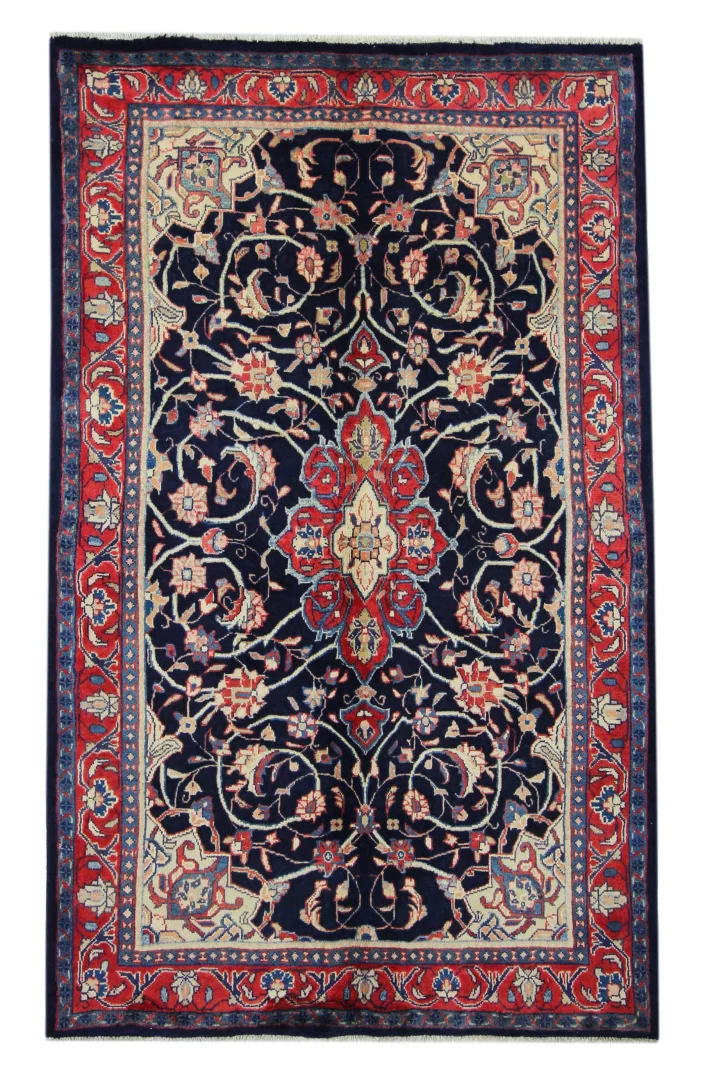 Perserteppich Mahal 213 x 130 cm Wolle handgeknüpft