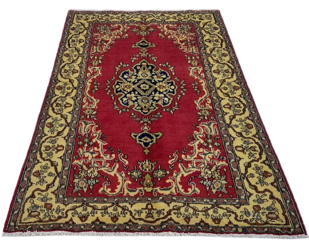 Perserteppich Keshan 210 x 138 cm Wolle handgeknüpft