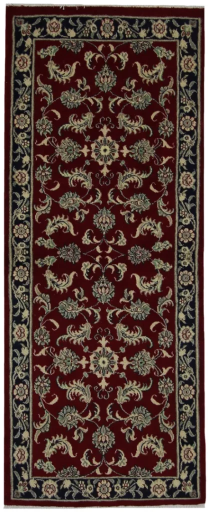 maschhad-orientteppich-195x80-cm-florales-muster-180000-knoten-handgeknupft Perserteppich Maschhad 195 x 80 cm Wolle handgeknüpft