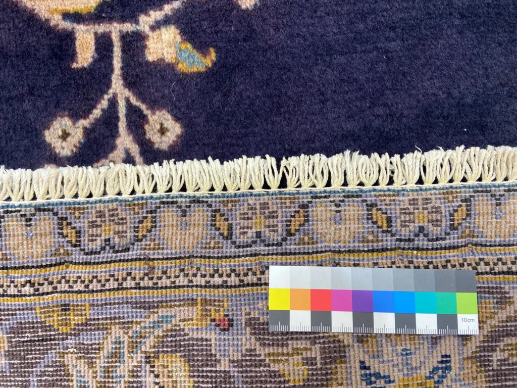 Perserteppich Keshan 222 x 133 cm Wolle handgeknüpft