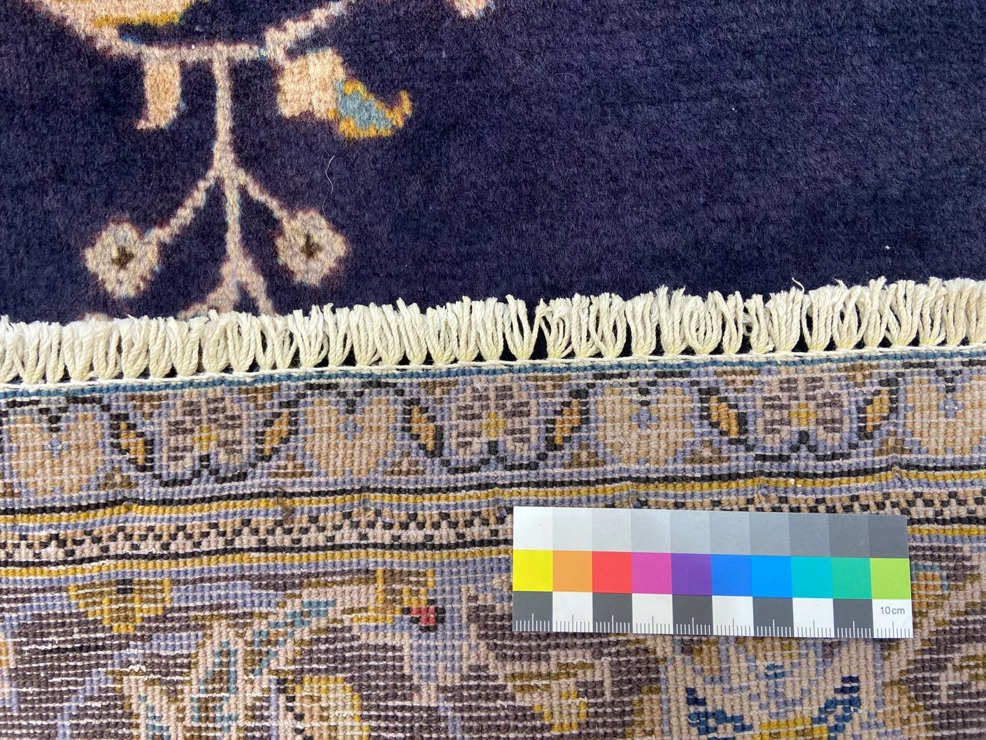 Perserteppich Keshan 222 x 133 cm Wolle handgeknüpft