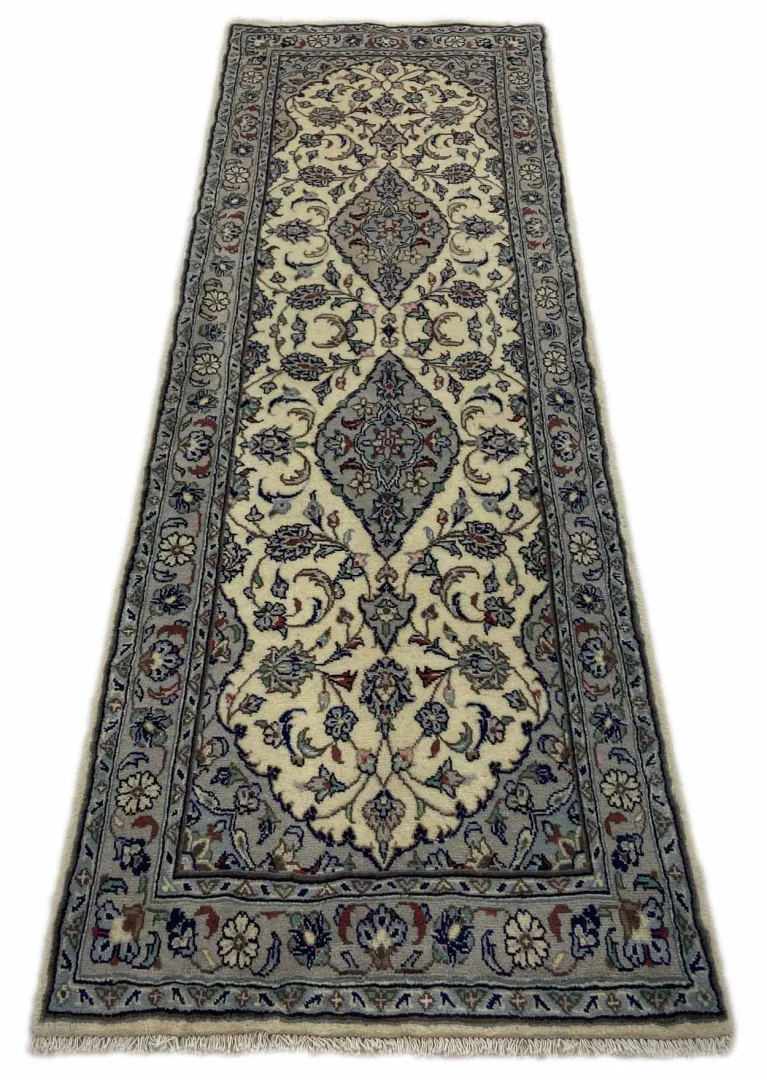 Perserteppich Keshan 230 x 78 cm Wolle handgeknüpft