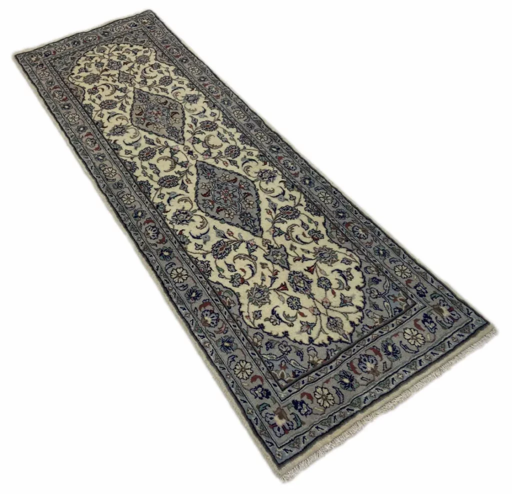 Perserteppich Keshan 230 x 78 cm Wolle handgeknüpft