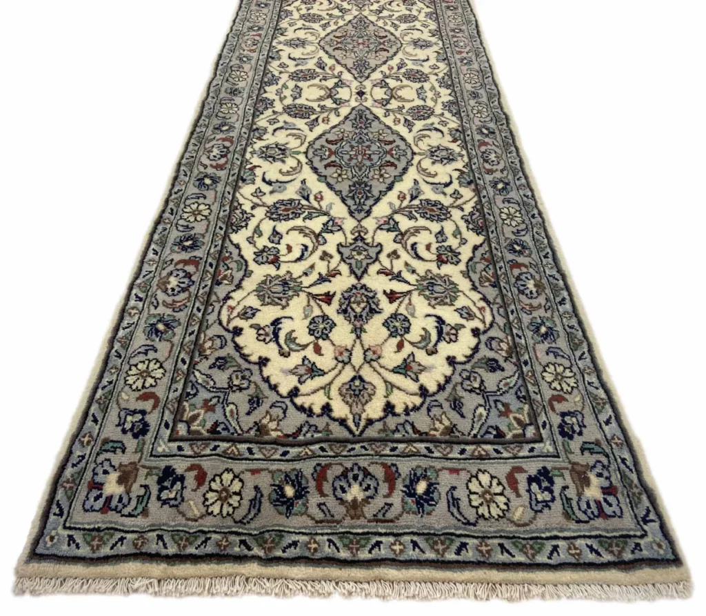 Perserteppich Keshan 230 x 78 cm Wolle handgeknüpft