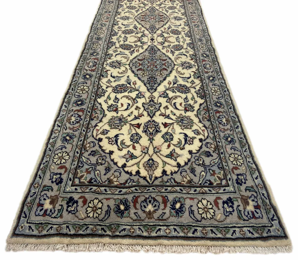 Perserteppich Keshan 230 x 78 cm Wolle handgeknüpft