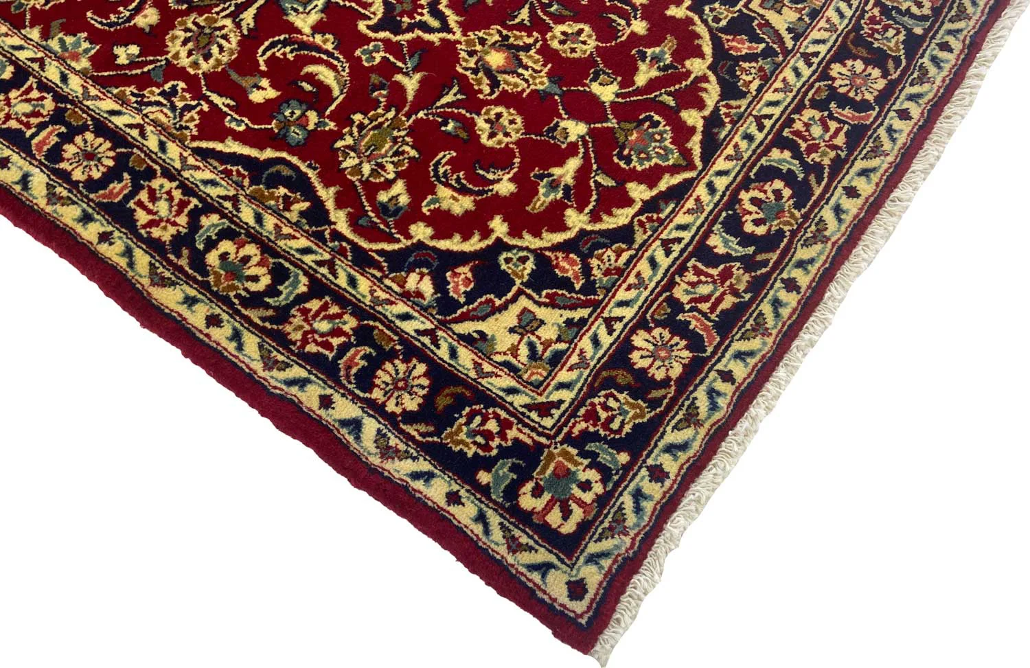 Perserteppich Keshan 295 x 76 cm Wolle handgeknüpft