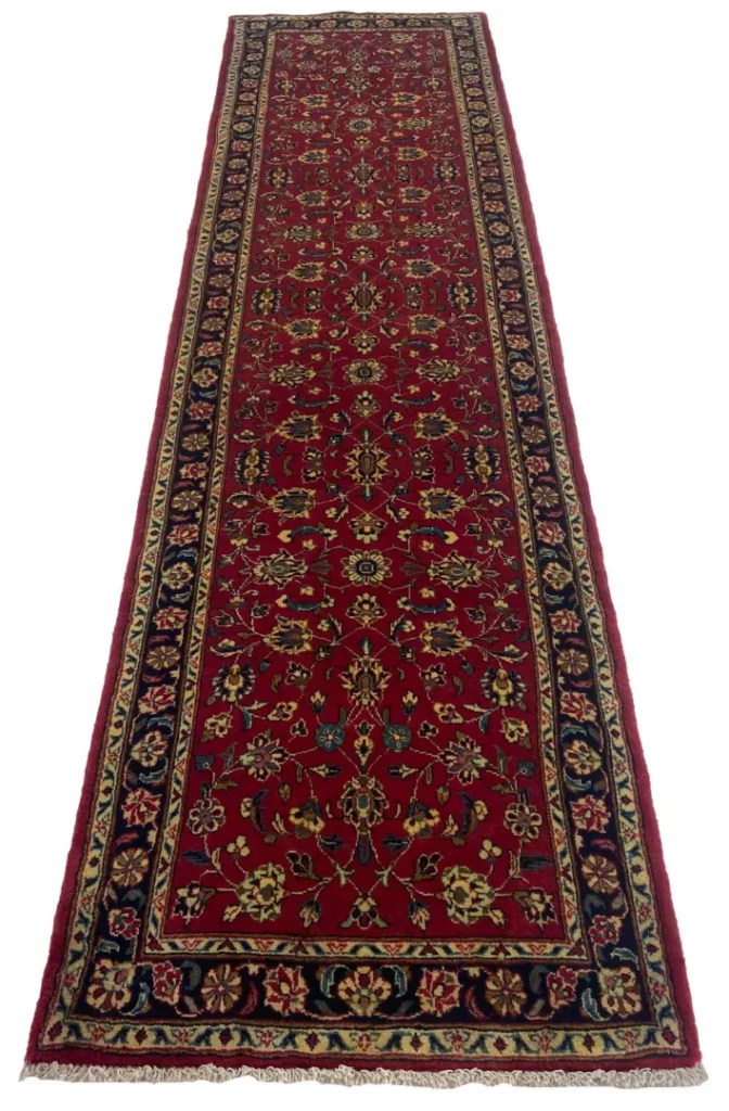 Perserteppich Keshan 300 x 75 cm Wolle handgeknüpft