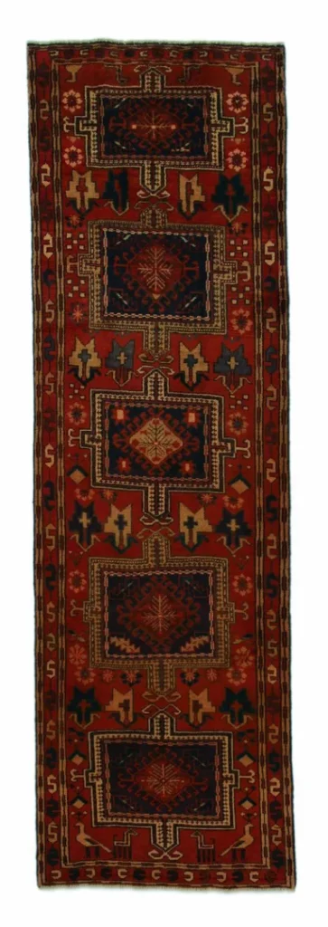 handgeknupfter-meshkin-orientteppich-304x93-cm-120000-knoten-m Orientteppich Meshkin 304 x 93 cm Wolle handgeknüpft
