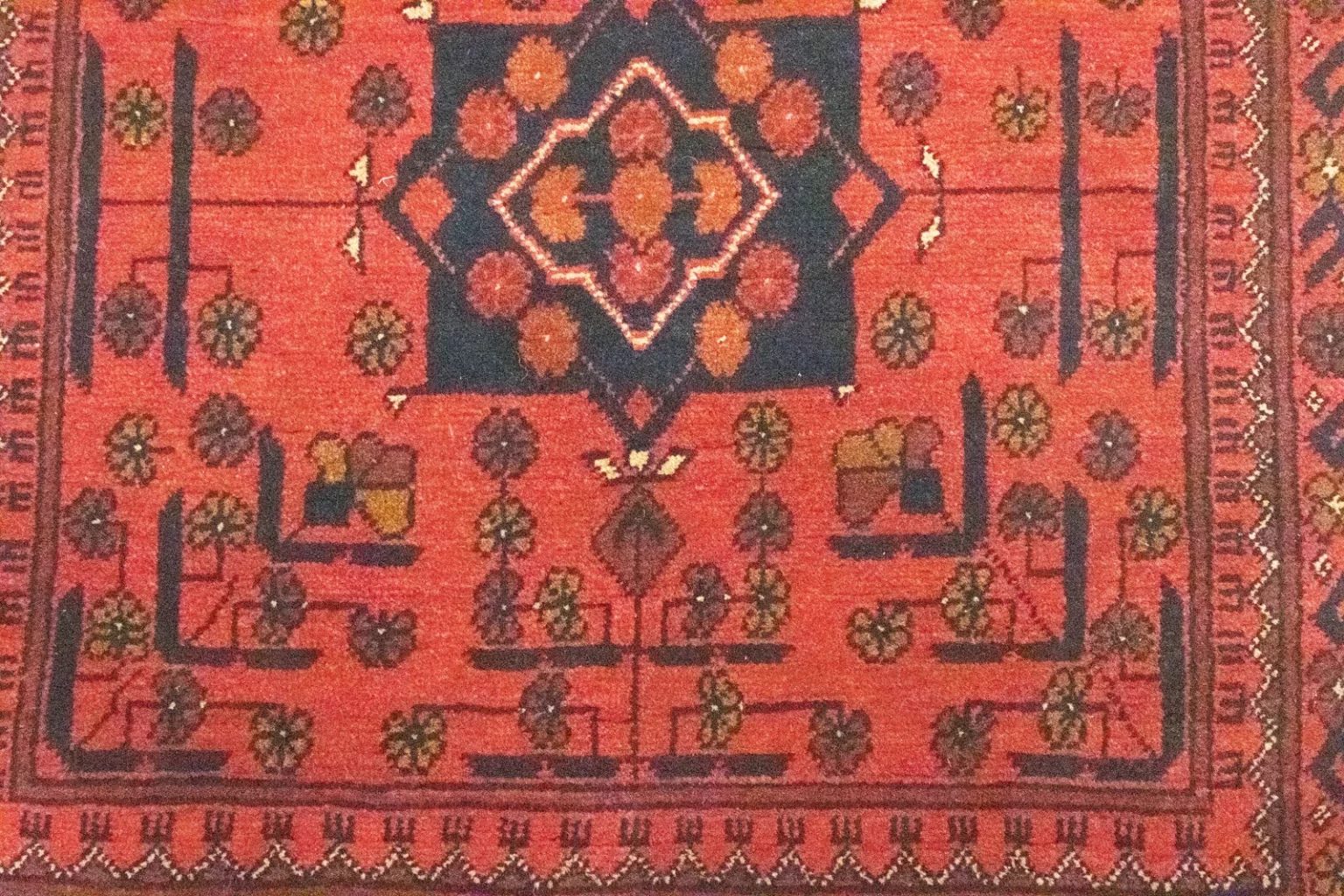 Orientteppich Khal Mohammadi 298 x 79 cm Wolle handgeknüpft