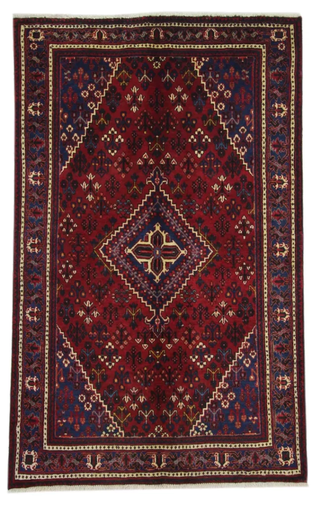 Orientteppich Meymeh 206 x 128 cm Wolle handgeknüpft