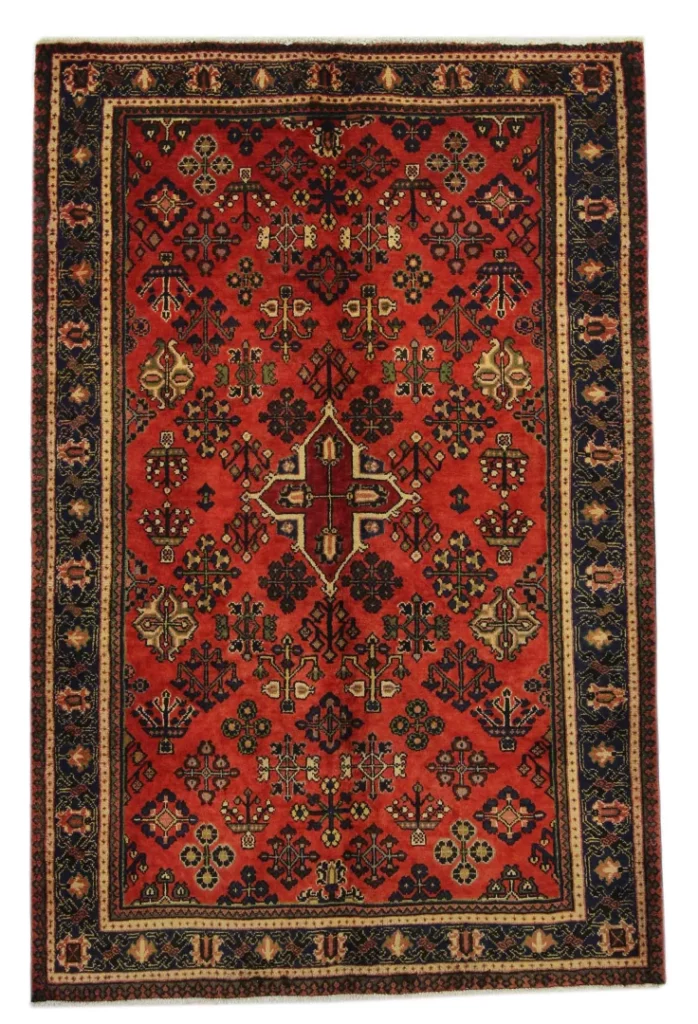 Orientteppich Meymeh 208 x 136 cm Wolle handgeknüpft