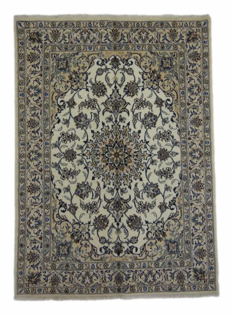 Perserteppich Nain 203 x 146 cm Wolle handgeknüpft