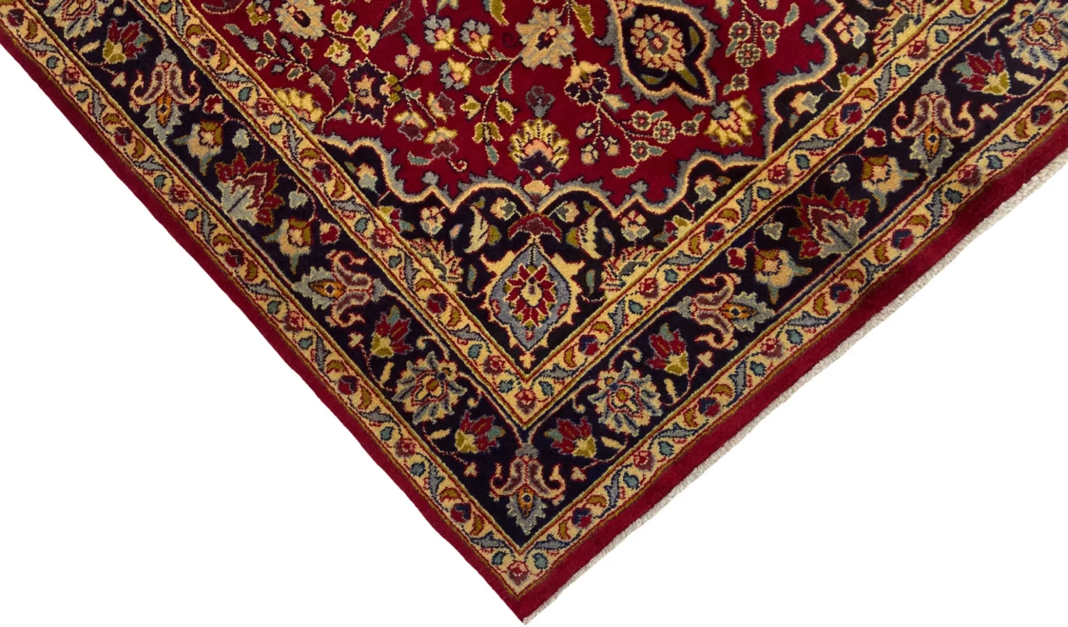 Perserteppich Maschhad 195x123 cm Wolle handgeknüpft