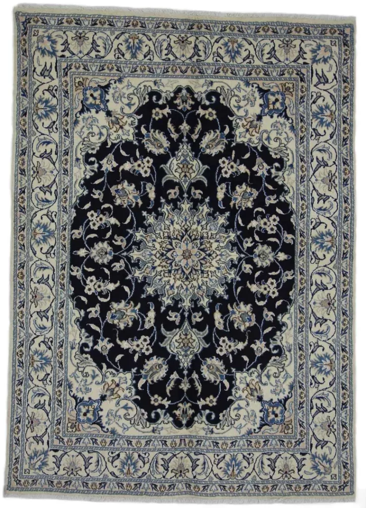 Perserteppich Nain 203x146 cm Wolle handgeknüpft