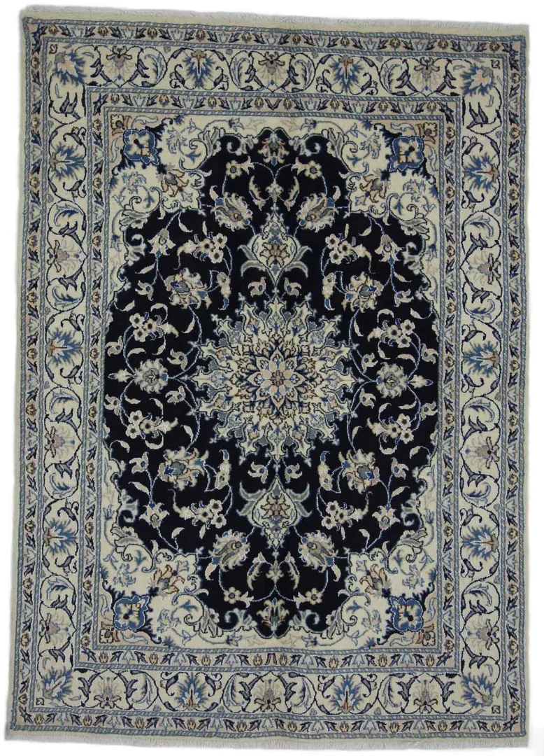 Perserteppich Nain 203x146 cm Wolle handgeknüpft