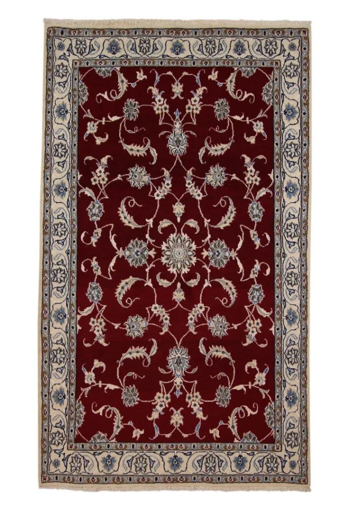 Perserteppich Nain 206 x 120 cm Wolle handgeknüpft