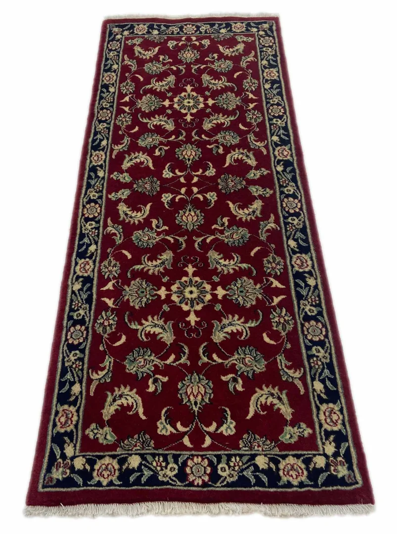 Perserteppich Maschhad 200 x 77 cm Wolle handgeknüpft