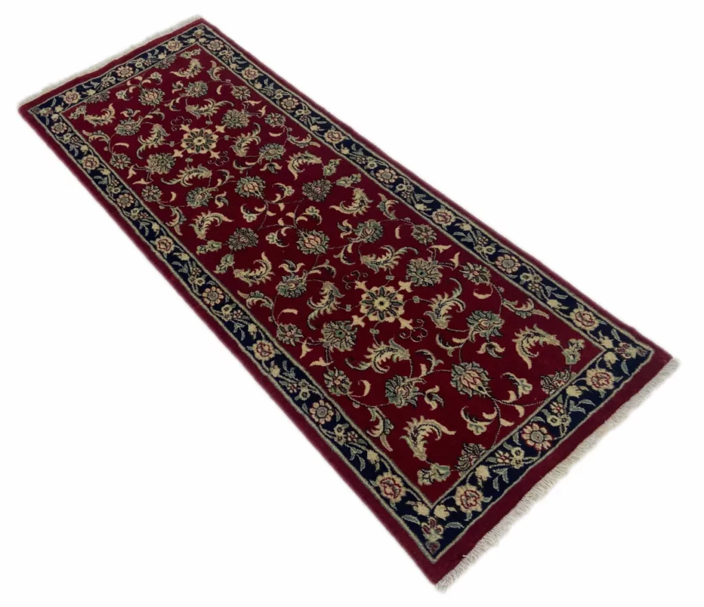 Perserteppich Maschhad 200 x 77 cm Wolle handgeknüpft