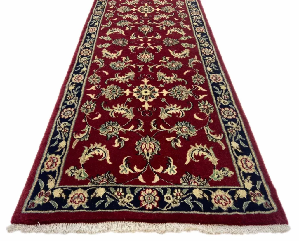 Perserteppich Maschhad 200 x 77 cm Wolle handgeknüpft