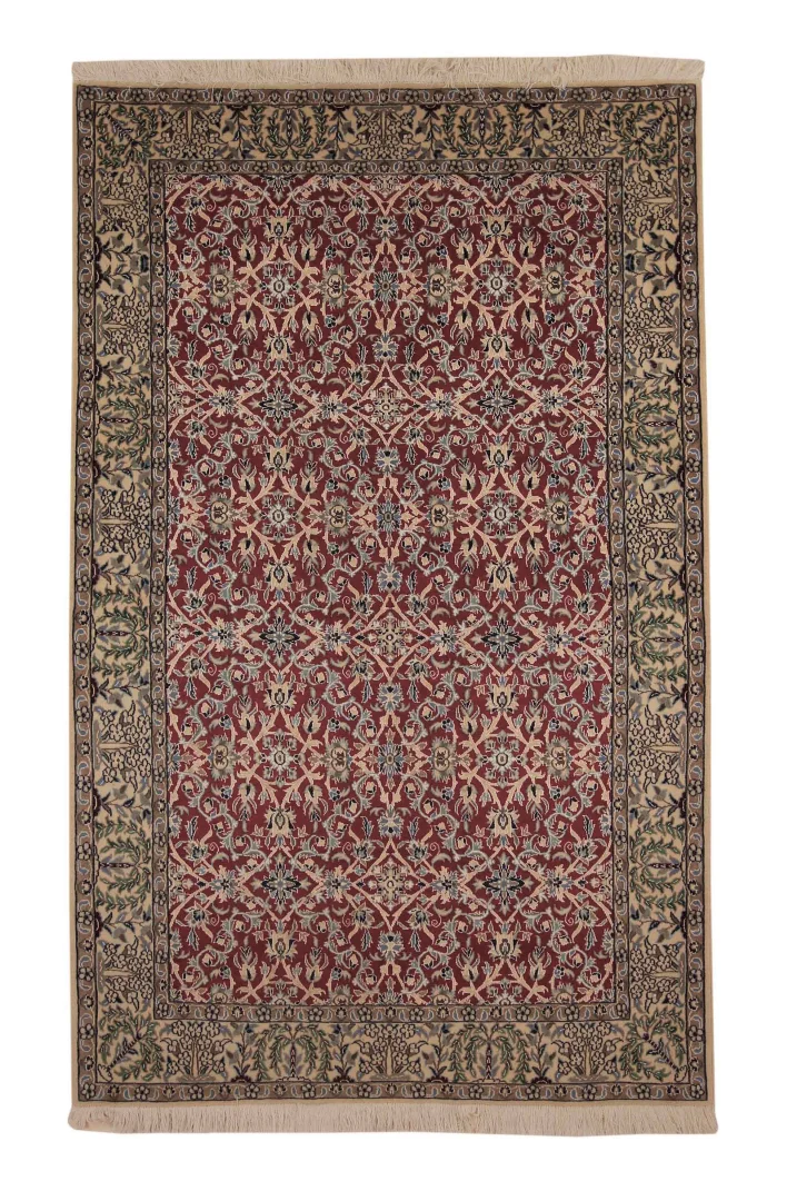 Perserteppich Nain 9La 210 x 132 cm Wolle handgeknüpft