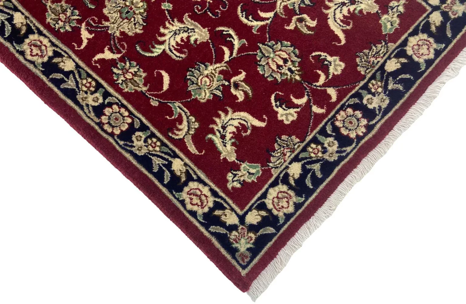 maschhad-teppich-202x76-cm-180000-knoten-m-florales-muster-handgeknupft-3 Perserteppich Maschhad 202x76 cm handgeknüpft