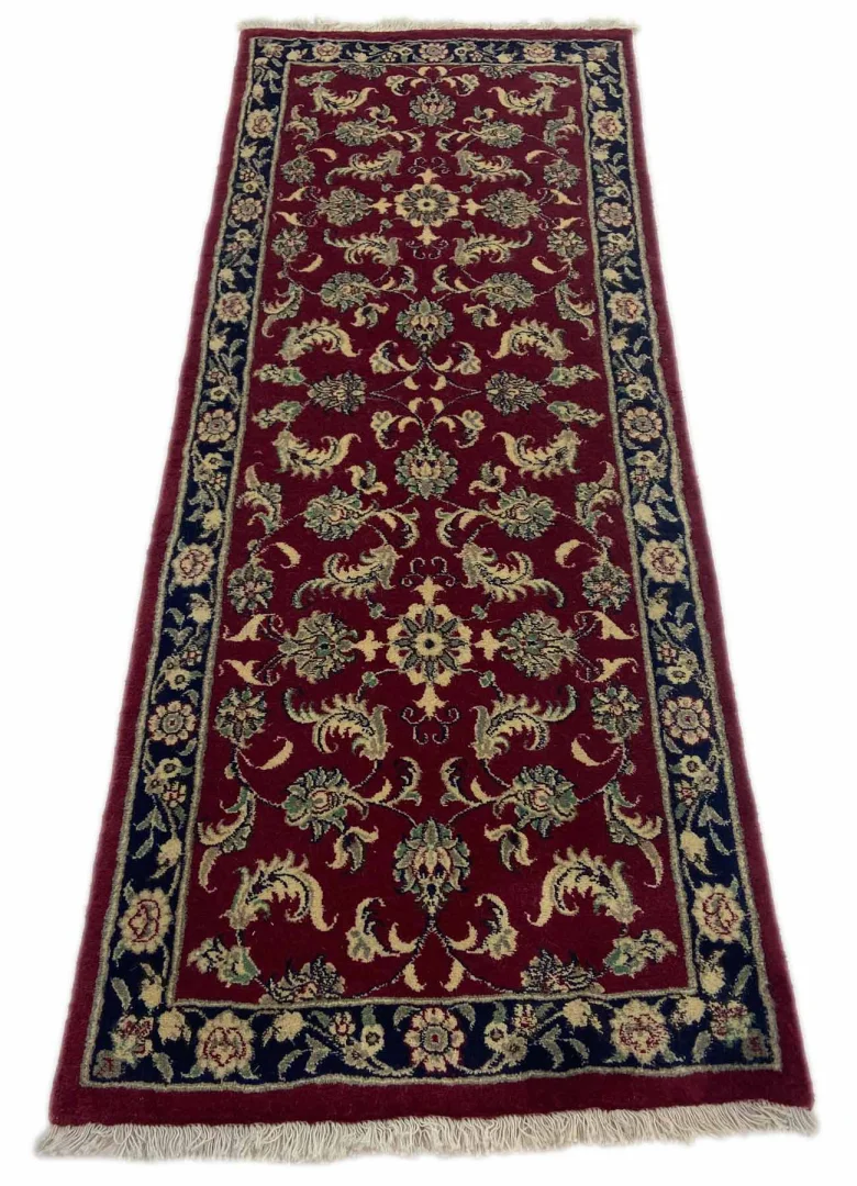 Perserteppich Maschhad 202x78 cm Wolle handgeknüpft
