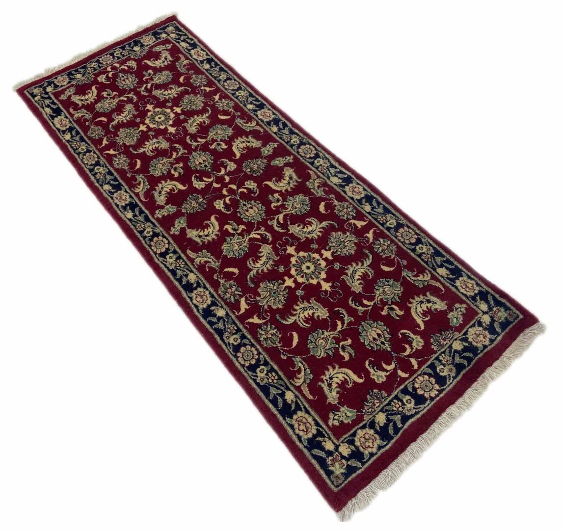 Perserteppich Maschhad 202x78 cm Wolle handgeknüpft