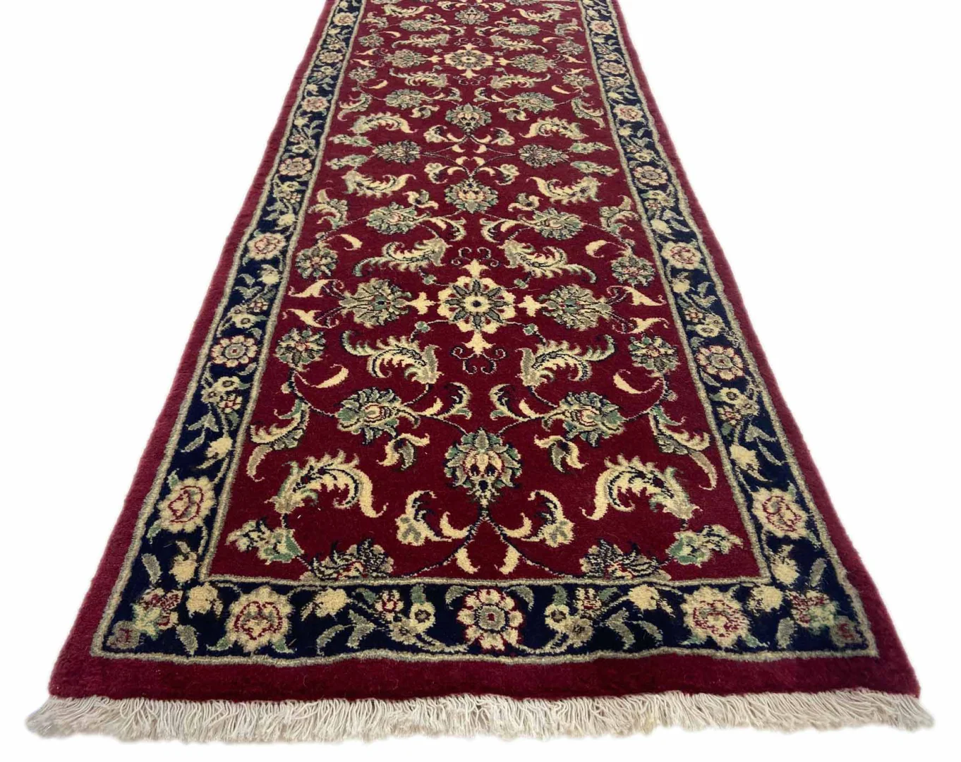 Perserteppich Maschhad 202x78 cm Wolle handgeknüpft