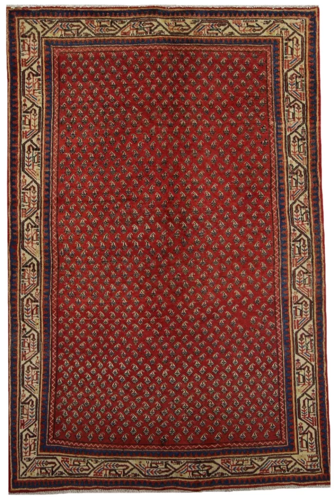 Perserteppich Sarough 202 x 135 cm handgeknüpft
